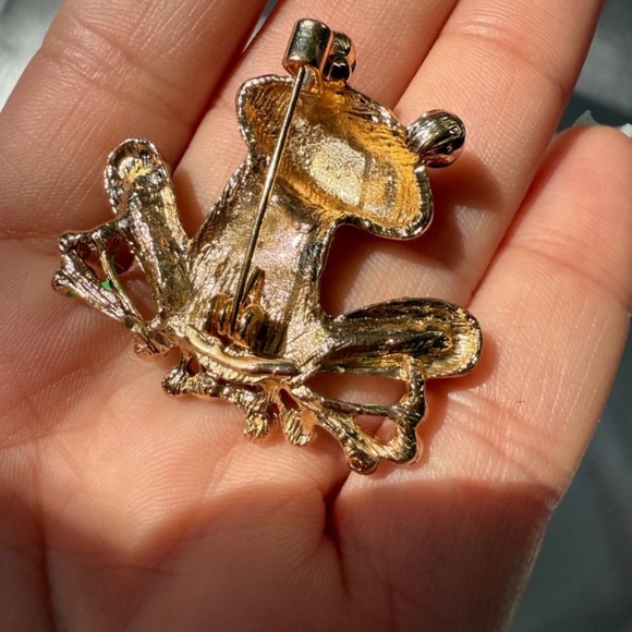 Anthropologie Multicolor Frog Brooch - Picture 3 of 6